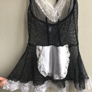 Sexy Maid Lingerie with choker